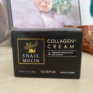 Glamfox Black Snail Mucin Collagen Cream
